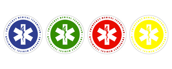 Emt Paramedic Logo. High quality vector