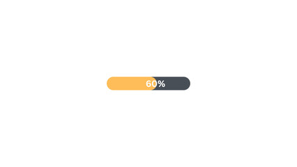 60 % Progress bar