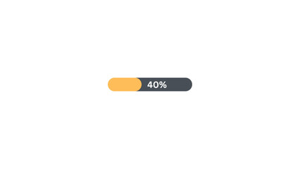 40 % Progress bar
