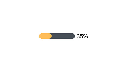 35 % Progress bar