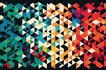 Abstract Aesthetics - Vibrant Wallpaper Wonders - Generative AI