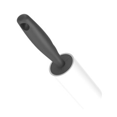 3D rendering illustration of a sticky paper lint roller