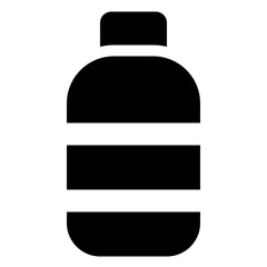 Obraz premium Water Bottle glyph icon