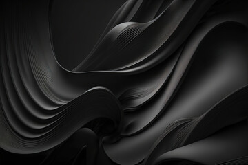 Fototapeta premium black silk background. Generative Ai
