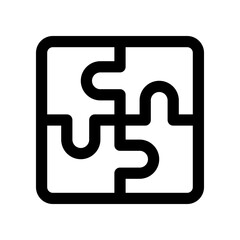 puzzle icon for your website, mobile, presentation, and logo design.