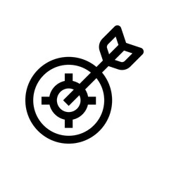 target icon for your website, mobile, presentation, and logo design.