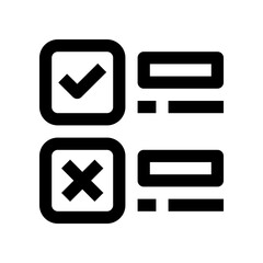 survey icon for your website, mobile, presentation, and logo design.
