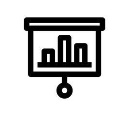presentation icon for your website, mobile, presentation, and logo design.