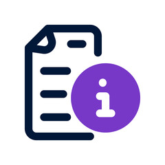 file info icon for your website, mobile, presentation, and logo design.