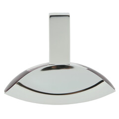 Fototapeta premium Glass bottle with perfume inside. Isolated on a white background.