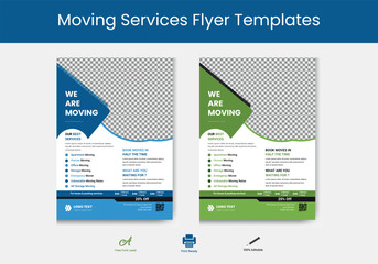 Moving Services Flyer Templates