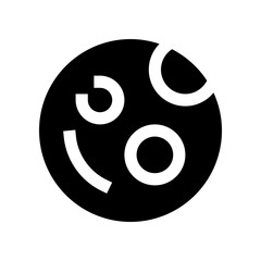 Fototapeta premium full moon icon for your website, mobile, presentation, and logo design.