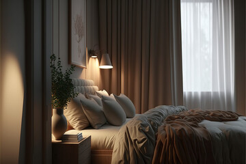 cozy bedroom with a warm and inviting atmosphere