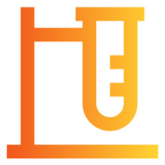 Round Bottom Flask gradient icon