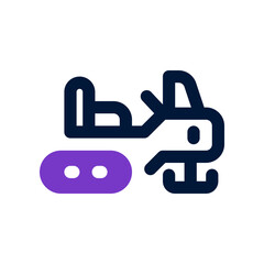 snowmobile icon for your website, mobile, presentation, and logo design.