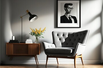 Modern style armchair