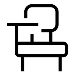 Chair line icon