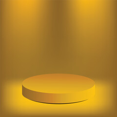 Free product shelf standing realistic vector