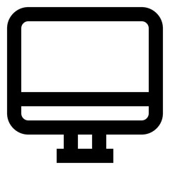 Fototapeta premium Television line icon