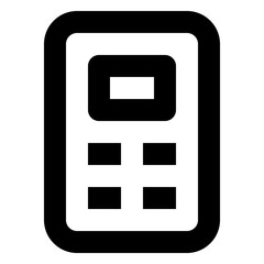 Calculator line icon