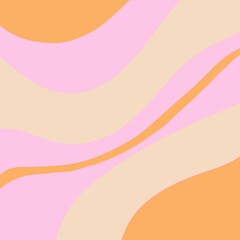 Abstrakcyjny, falisty wzór. Pastelowa tapeta, tło, ilustracja © elisabeth3
