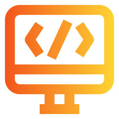 Code gradient icon