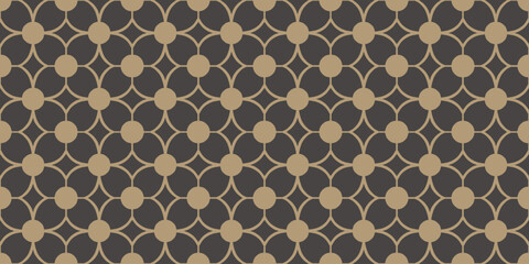 seamless pattern with ornament. Free vector stylish line pattern background