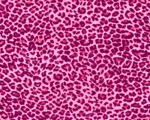 Decorative pink leopard skin illustration, vector design for fashion, poster, wallpaper, cover and background © springsky
