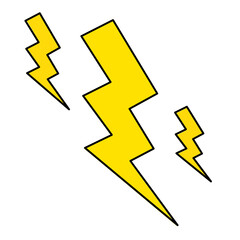lightning icon illustration