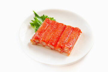 ビニール付きのかに風味かまぼこ © kikisora