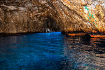 Grotta Azzurra - The Blue Grotto Capri	