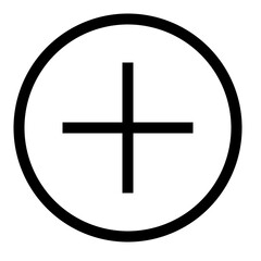 Plus line icon