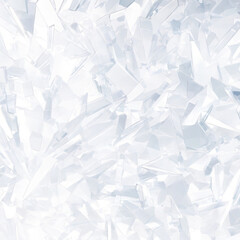 Polygonal white ceramic crystals background. Generative AI