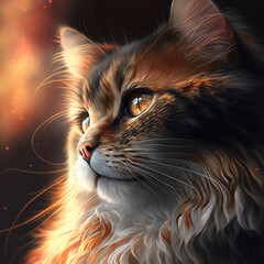 portrait of a cat