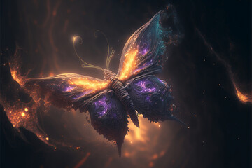 Spirit animal - butterfly, Generative AI
