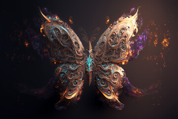 Spirit animal - butterfly, Generative AI