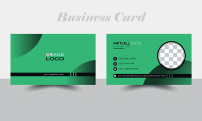 Business card design,  double business card template, modern business card template, creative modern card name card, business corporate for company style.