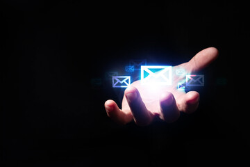 messaggio, posta elettronica, concetto di comunicazione, email, sms