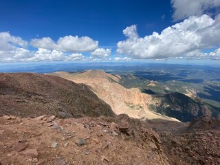 Top of Pikes Peak Mountain