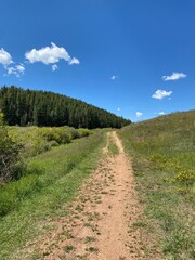 Obraz premium Trail in the hills of Colorado
