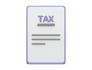 Bill icon 3d render illustration vector element