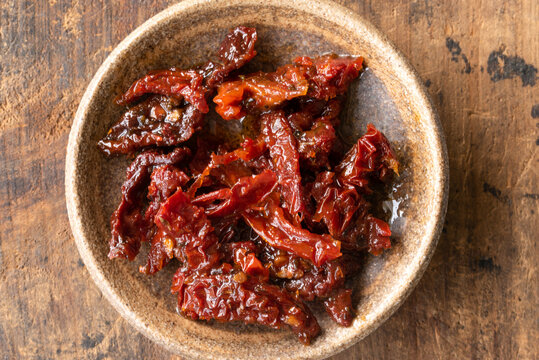 Sundried Tomatoes in a Bowl