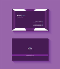 creative modern business card template design