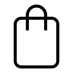 Bag line icon