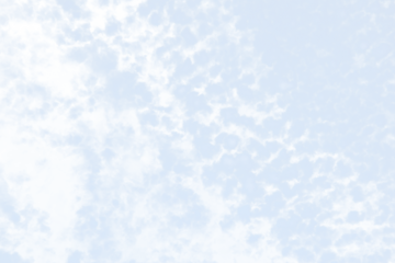 White fluffy patchy clouds overlay on transparent