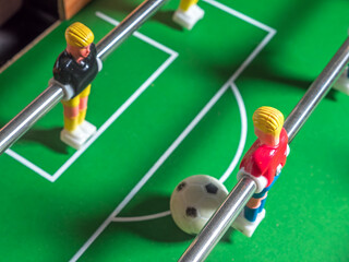 Fototapeta premium Mini soccer table game