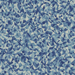 Blue Seamless Geometric Background Low Poly Wallpaper Texture ai generative art
