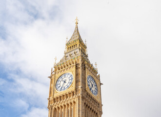 Big ben clock Elizabeth tower London