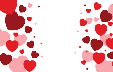 Sfondo, san Valentino, cuori