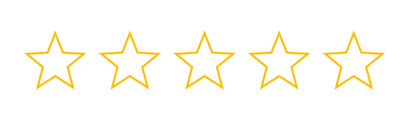 Five stars rating